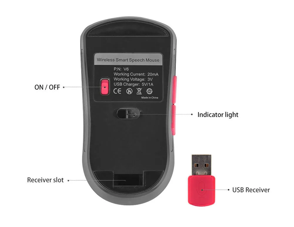 AI Mouse Voice Mouse Wireless Mouse