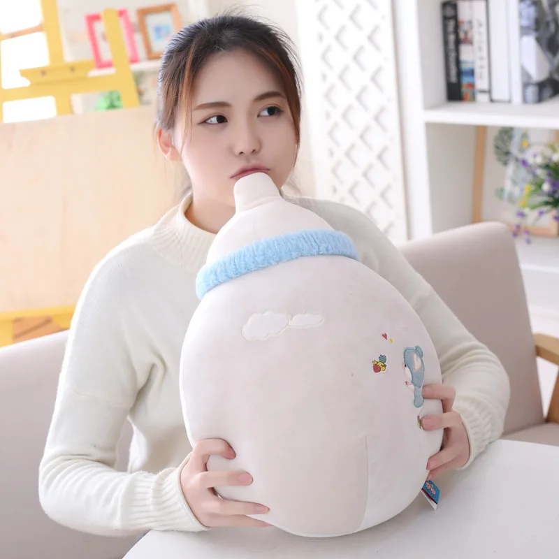 

Genuine HWD Cartoon Pacifier Feeding Bottle Doll Pillow Plush Toys Pillow Cushion Sofa Pillow Large Backrest