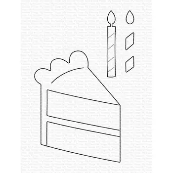 

BunnyLove 2020Birthday Cake Metal Cutting Dies for Scrapbooking Steel Craft Die Cut Embossing Paper Card