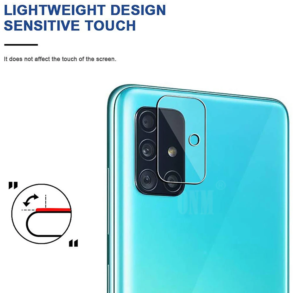 Закаленное стекло для объектива камеры 2 шт. Samsung Galaxy A51 A71 Защитное экрана