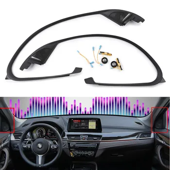 

Car tweeter cover For BMW F47 F48 X1 series door loudspeaker lid trim sticker with whole trim panel audio trumpet treble speaker