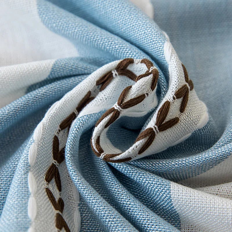 Lanke Linen table cloth rectangular Waterproof Oilproof With Tassel  Dining Tablecloth for Home Chr