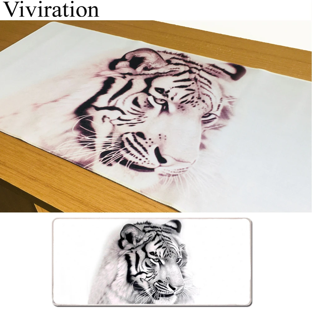 Animal Prints 3D Rubber Mouse Pad Large XXL 900 x 400 mm Anti-Skid Gaming Mousepad Locking Edge Desktop Keyboard Pads Mice Mat