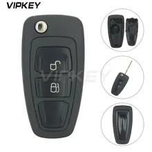 Remotekey 5WK50165 2 кнопки 434 МГц FSK 4D63 чип 80bit HU101 лезвия для Ford Ranger 2011 2012 2013 складной ключ