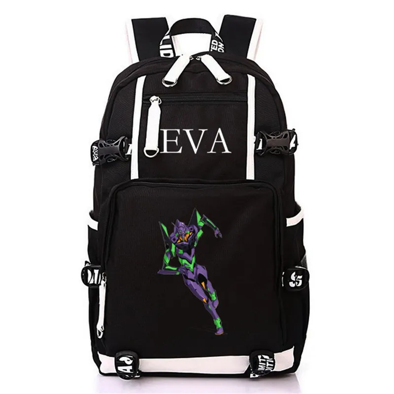 Style-5 Neon Genesis Evangelion EVA рюкзак большой емкости для ноутбука дорожные сумки школьный рюкзак для мужчин подростков студентов - Цвет: Style-5