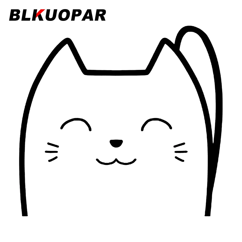 

BLKUOPAR для милых кошек, Стикеры для автомобиля, модный солнцезащитный козырек для детей, мультяшная графика
