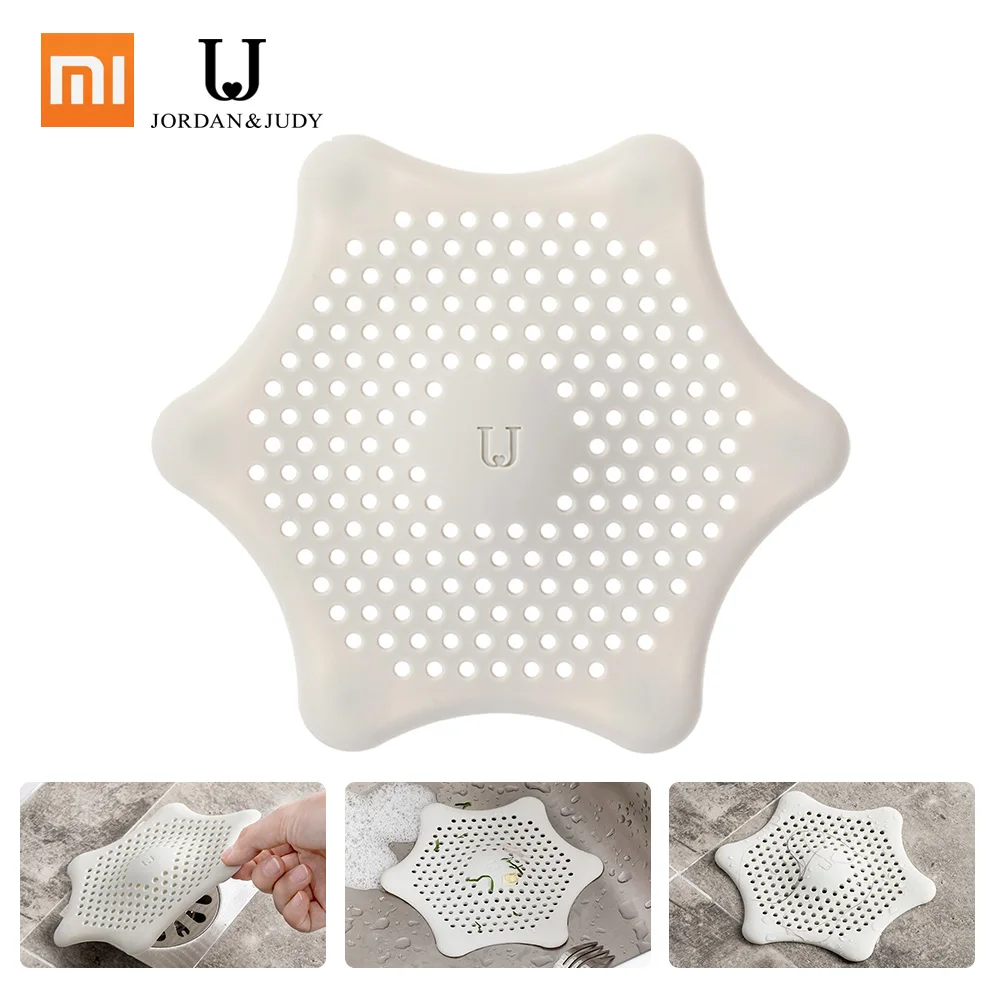 Xiaomi Jordan Judy Силиконовый Фильтр для уборки мелочей, сильная Адсорбция, легко чистится, тонкий силиконовый фильтр с ушками для ванной комнаты