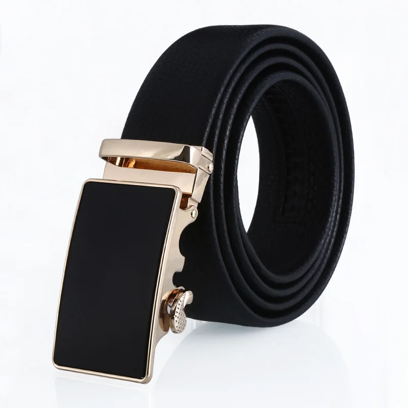 Fashion Genuine Automatic Belt Belt Automatic Genuine Leather Men