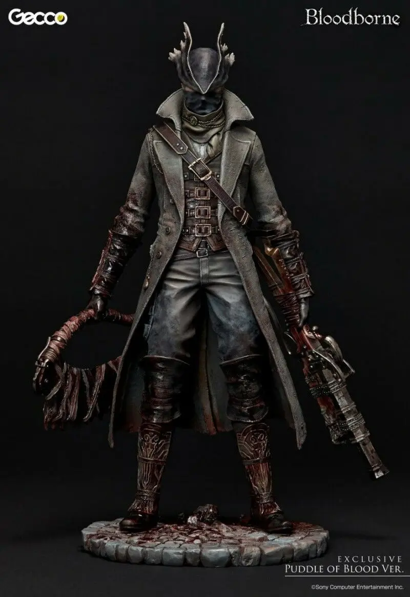Bloodborne Охотник 1/6 смолы ГК фигурку статуя Неокрашенный Модель белого