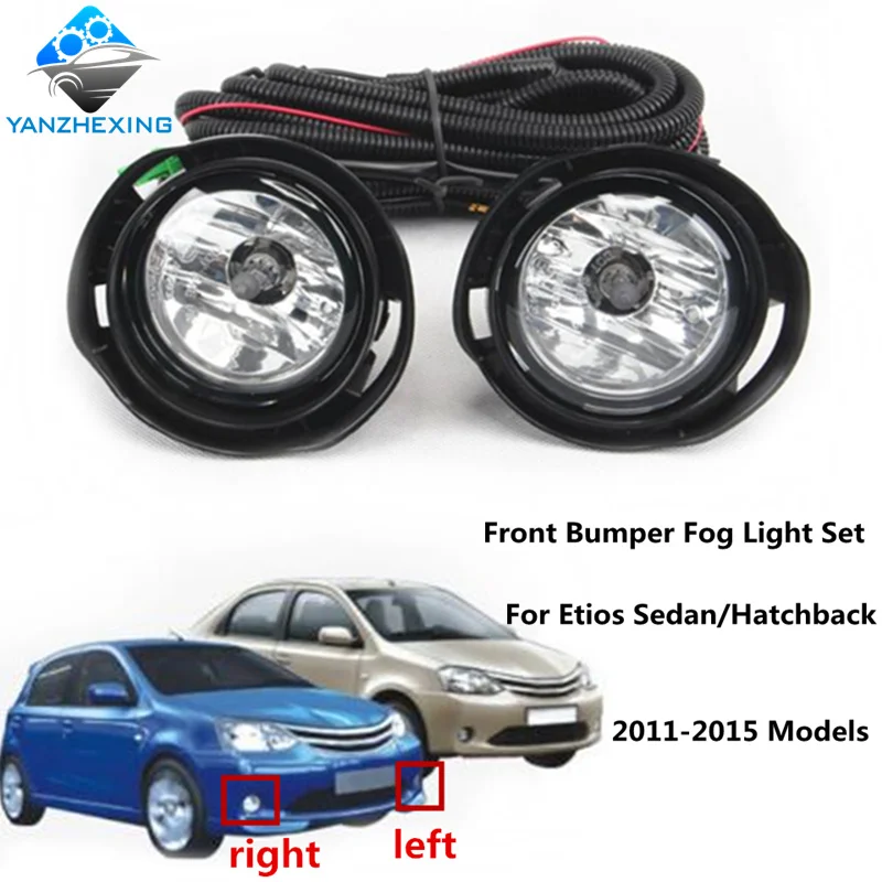 Highquality Front Bumper Fog Light For Toyota Etios Sedan/hatchback