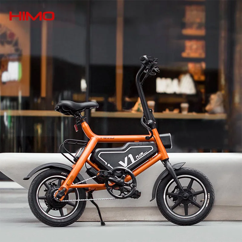 Cheap HIMO V1S CITY Electric Bicycle mini adult 250W 10.4Ah 36V  e bike powered motorcycles Two-disc brakes electric bicycle  Foldable 3