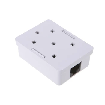 

2018 Cat5e RJ45 8P8C HM-HB01 Model UTP Unshielded Single Port Female to Female Desktop Mount Box New