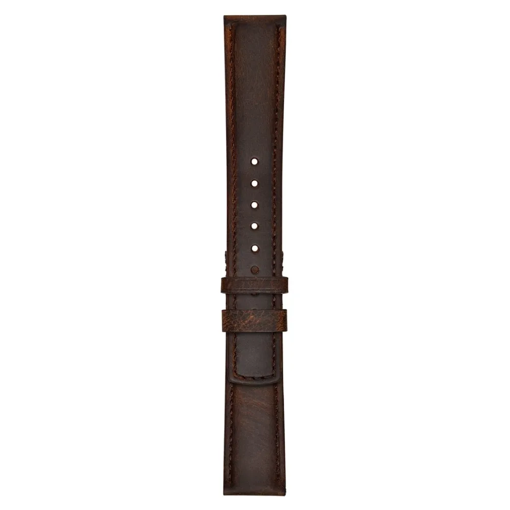 Anbeer винтажные кожаные часы ремешок 18 мм 20 мм 22 мм 24 мм, сменный ремешок для Галактики, Ролекс