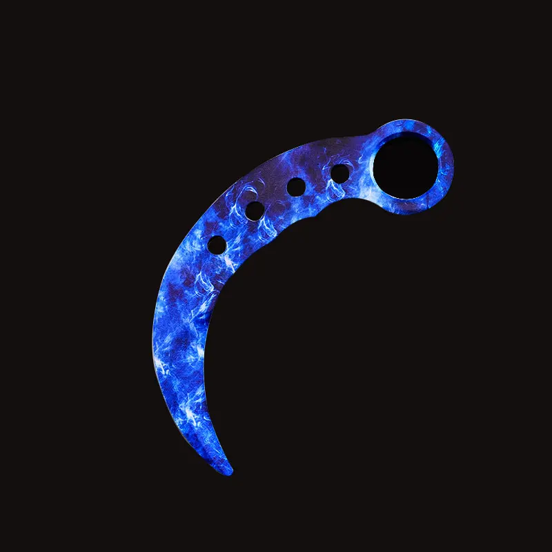 blue Swayboo 420 нож из нержавеющей стали с фиксированным лезвием керамбитовые ножи тупое лезвие тренировочный нож с подвесным отверстием коготь нож - Цвет: blue