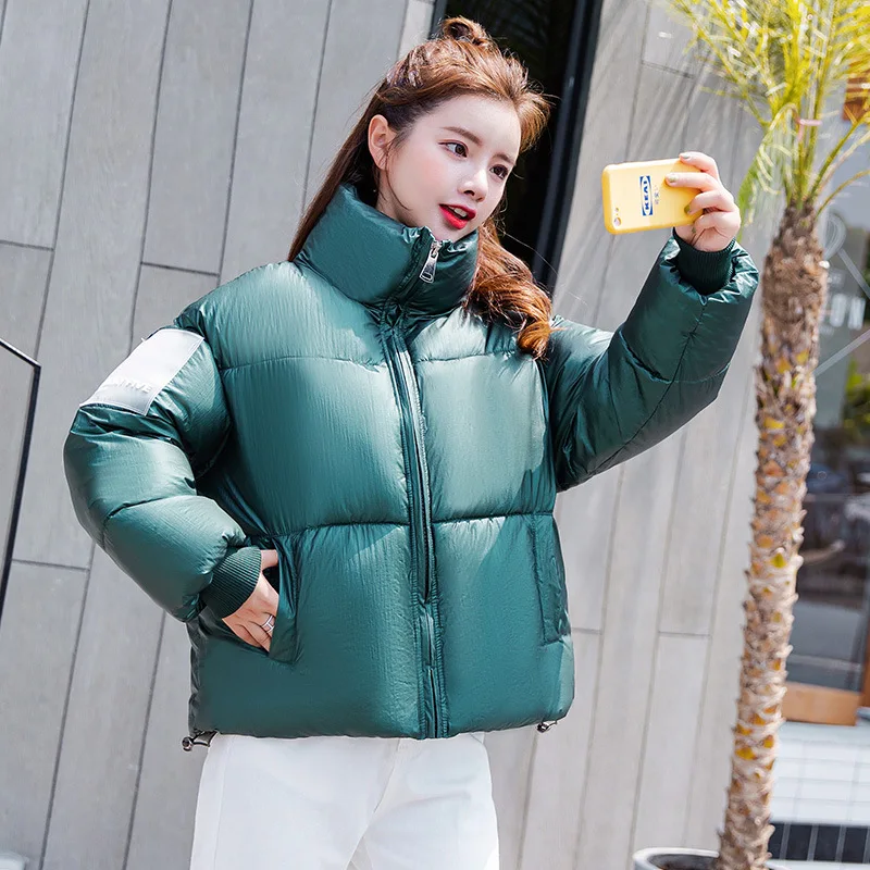 Легкая женская зимняя парка женские куртки с хлопковой подкладкой Новое поступление Модное теплое плотное повседневное женское пальто