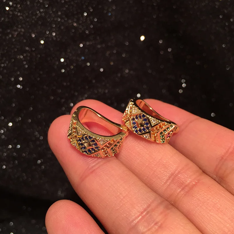 S925 Серебряные серьги-гвоздики, серьги с микро прологом, Необычные CZ Кристаллы, крестообразные полосы, серьги для женщин, ювелирные изделия INS - Окраска металла: STYLE 4
