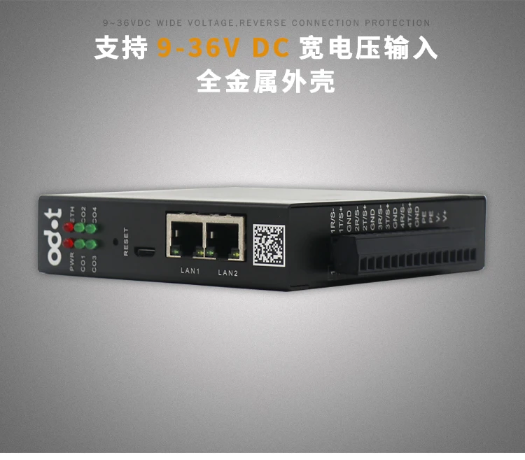 RS485 422 232 к TCP Ethernet протокол конвертер 4 последовательный порт промышленности