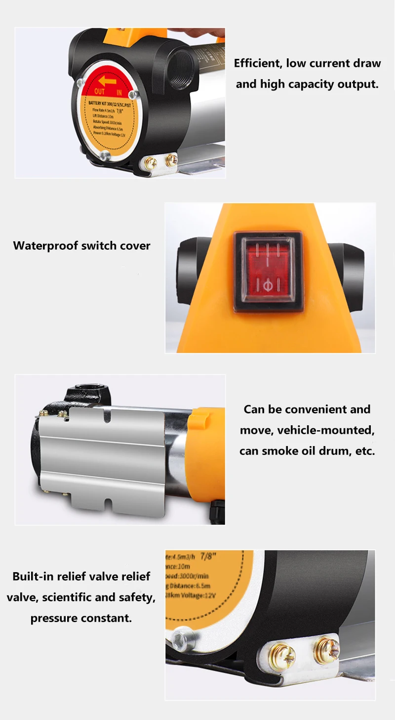 querosene da c.c. 12v 24v extrator diesel