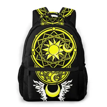 

Card Captor Sakura School Bags CardCaptor Sakura Beautiful backpack for Men Women