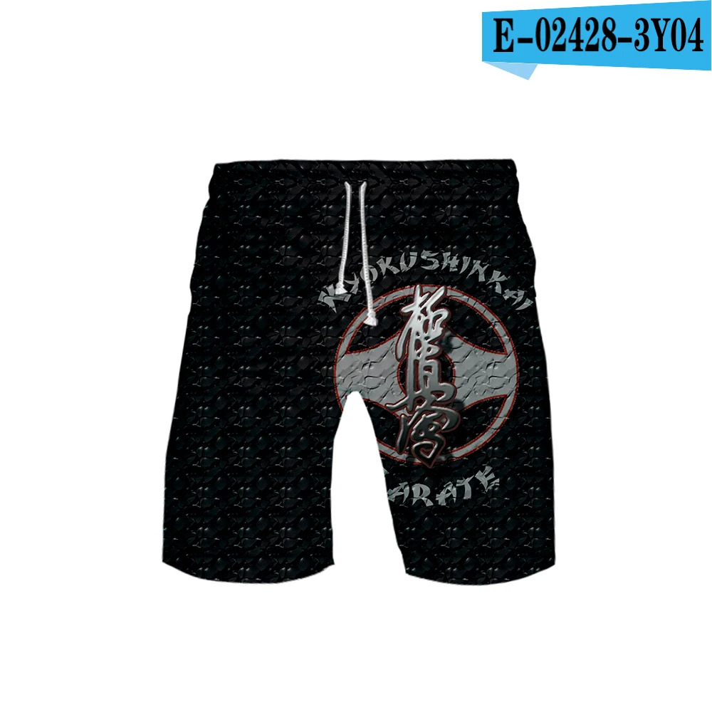Pictured Стиль kyokushin 3D печать мужские летние горячая Распродажа повседневные крутые и дышащие вентиляционные Стильные пляжные шорты - Цвет: Pictured