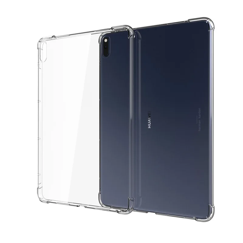 

Case for Huawei MatePad Pro 5G 2020 Case Transparent TPU Silicone Reinforced Corners Bumper for Huawei MatePad Pro 10.8 2019