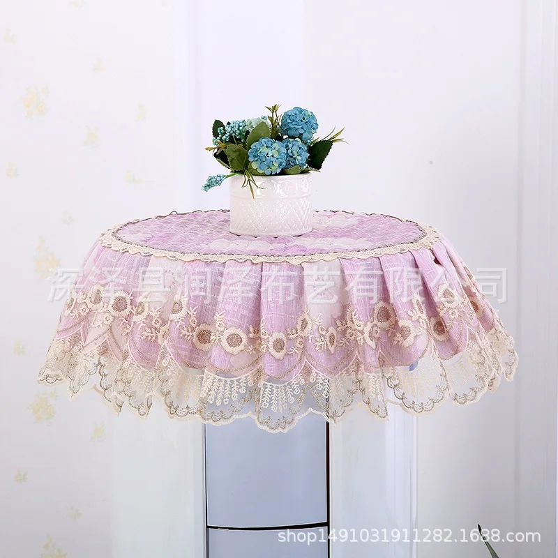 New Style Pastoral Style Circle Vertical Type Air Conditioner Cover Dust Cover Multi-Purpose Towel Cover Air Conditioner ro