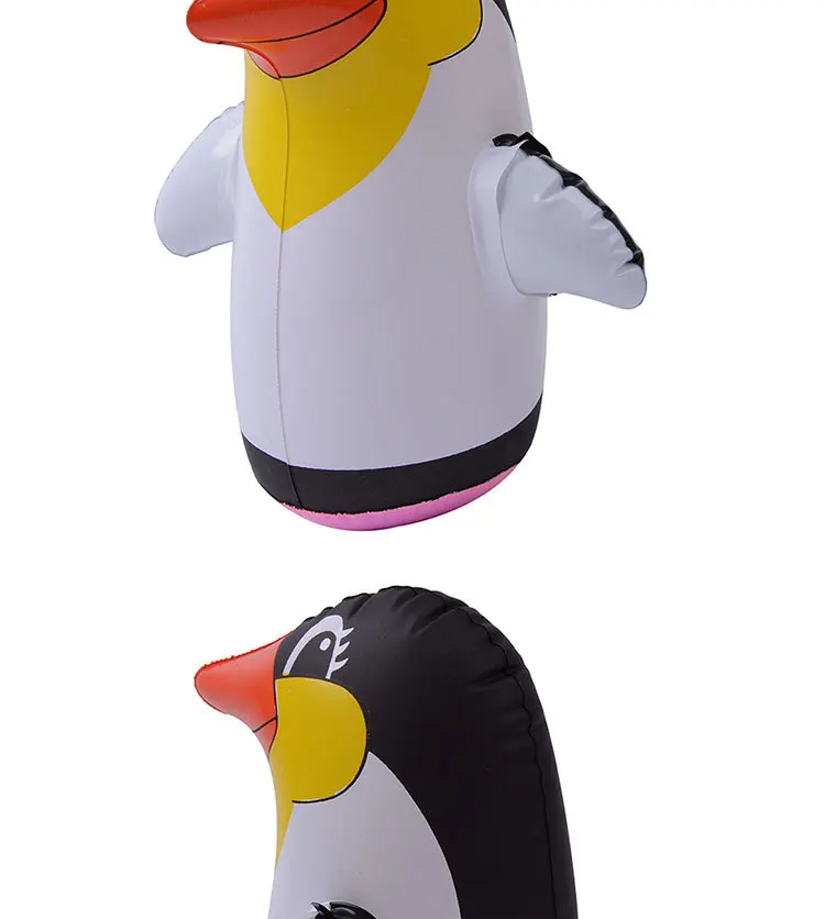 Надувная игрушка черно-белая с рисунком клюв маленький пингвин неваляшка кукла ПВХ животное детский подарок