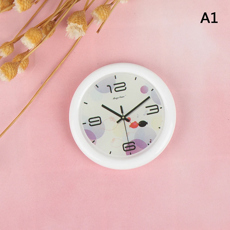 1:12 Wall Clock Play Doll House Miniaturas Home Decor Accessories Toy Pretend Play Furniture Toy Dollhouse Miniature 15