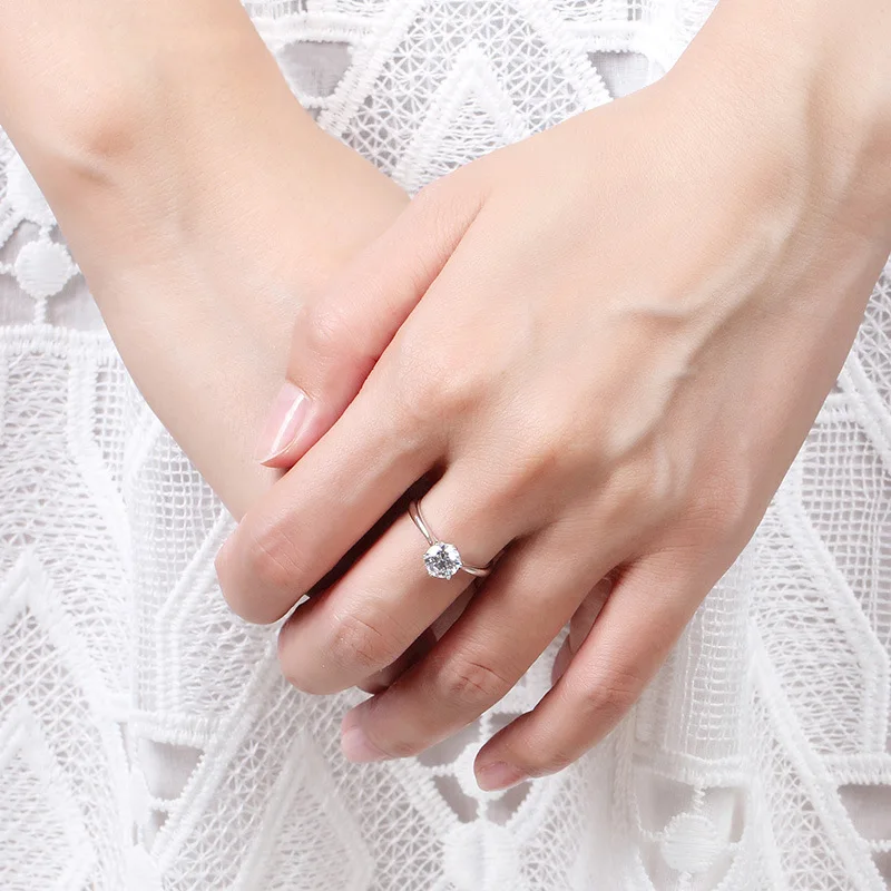 Изысканное модное обручальное Изумрудное кольцо из серебра 925 пробы Ювелирное кольцо с драгоценным камнем аметист серебряное кольцо с синим сапфиром для женщин