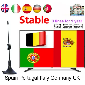 

Newest Cccam Cline for 1 year Europe Spain Portugal Germany Stable 3 lines Europe cccam Server For DVB-S2 Satellite