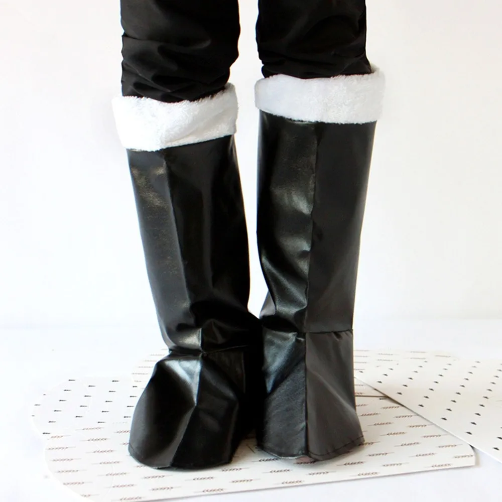 boots 1pair Лидер продаж, акция производителя, одежда из золотого бархата с Санта-Клаусом, Рождественская детская одежда, вечерние платья для мальчиков - Цвет: boots 1pair