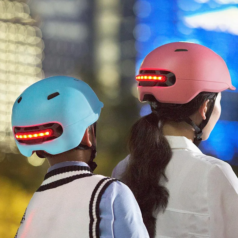 

Drop Ship Smart LED Warning Flash Riding Helmet Electric Scooter Bicycles Motorcycles V-Best