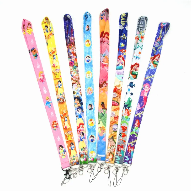 New anime Cute Cartoon Neck Strap Lanyard for keys ID Card Gym Mobile Phone Straps USB badge holder DIY Hang Rope