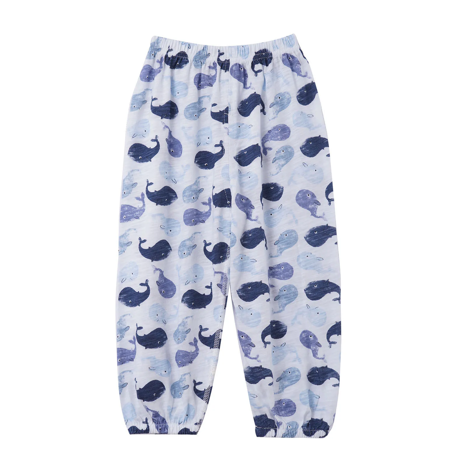 

Kids Boys Girls Stylish Clothing Sports Pants Casual Elastic Waistband Bottom Solid Color Cute Cartoon Printed Pants Streetwear