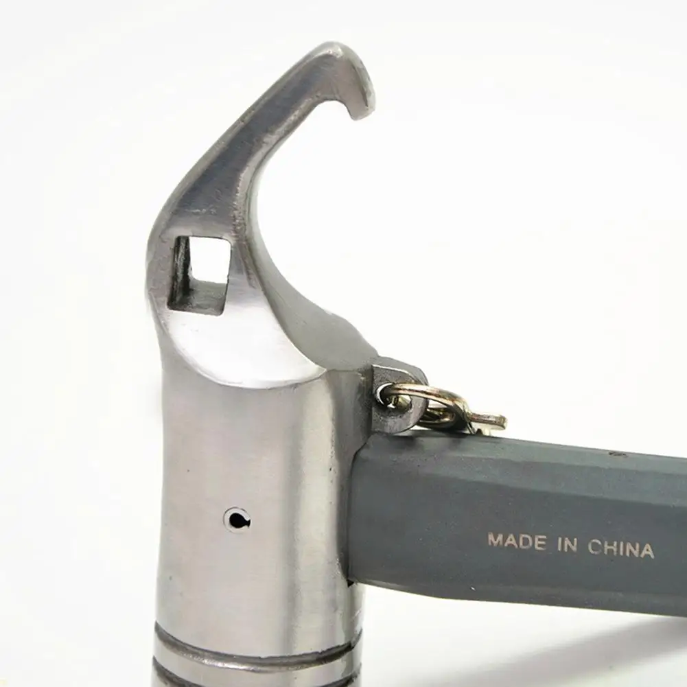Outdoor Cast Steel Hammer Multipurpose Nail Puller Canopy Tent Nail Hammer Mountaineering Camping Tent Nail Puller Hammer