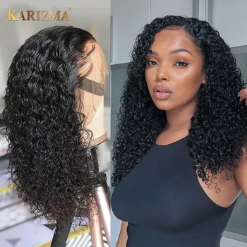 

13X4 Lace Front Human Hair Wigs Kinky Curly Wave Human Hair Wigs Indian Curly Wave Remy Short Curly Wig For Black Women 150%