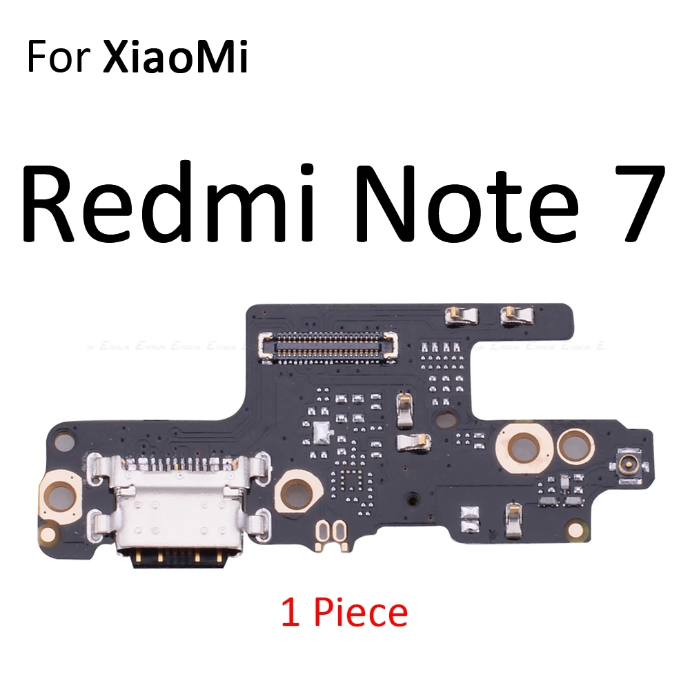 For Redmi Note 7 Соединительная плата для зарядки, гибкий кабель с микрофоном для XiaoMi PocoPhone F1 Redmi Note 7 6 5 Pro Plus 7A 6A S2 - Цвет: For Redmi Note 7