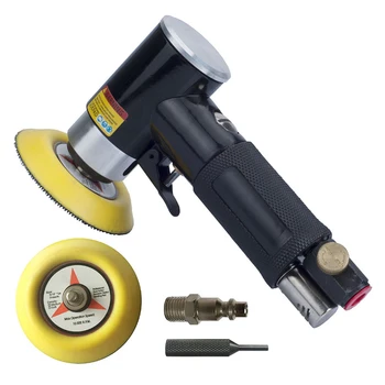 

Pneumatic Sanding Tool Straight Core Pneumatic Polishing Machine with 2 Inches 3 Inches Grinding Discs TN88