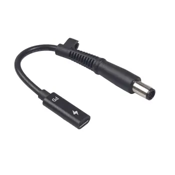 

Type-c to 7.4mmx5.0mm Power Supply Cable Adapter Converter for H-P Series Notebook Laptop 411S G4 CQ40 CQ42 CQ35 DV4
