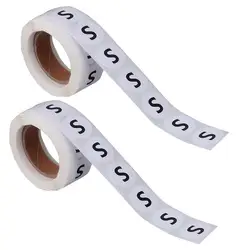 2 Roll Clothing Size Self-Adhesive Sticker Multi-functional Size Sticker