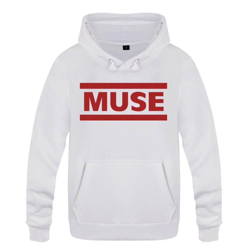 BAY HOT Muse Rock Band толстовки мужские мужские с капюшоном флисовый пуловер толстовки - Цвет: BAY HOT