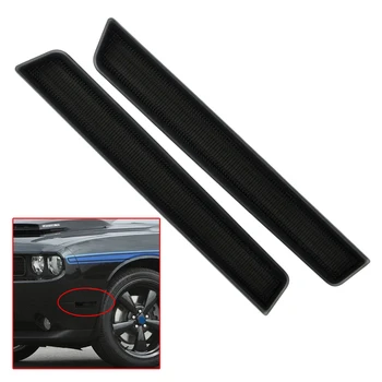 

CITALL New Car Front Smoked Bumper Side Marker Light Lamp Fit for Dodge Challenger 2015 2016 2017 2018