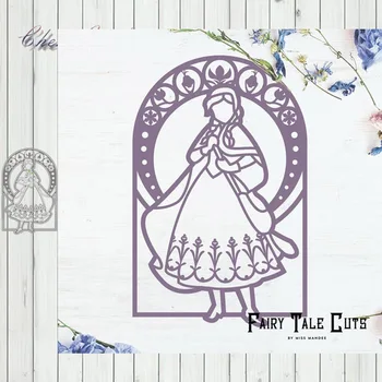 

Metal Cutting Dies Beauty in long skirt Stencils For DIY Scrapbooking Decorative Embossing Handcraft Die Cutting Template