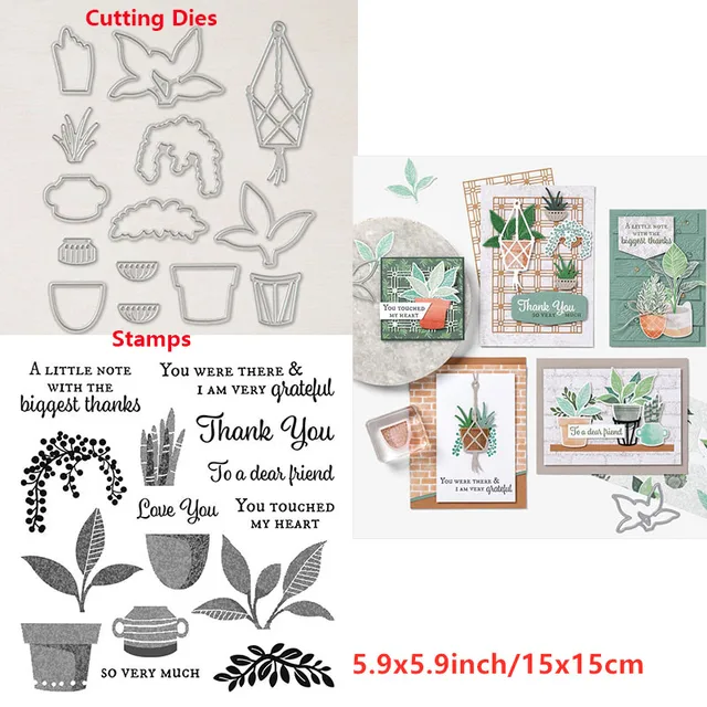 Cooking Tools Flowers  Trees Stars Cats Sending Hugs Transparent Clear Stamps And Dies for DIY Scrapbooking Craft Cards 2021 New 15
