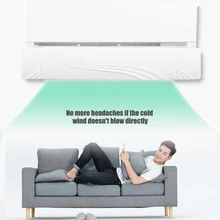 Air Conditioner Wind Deflector Telescopic Adjustable Angle Easy Installation PI669