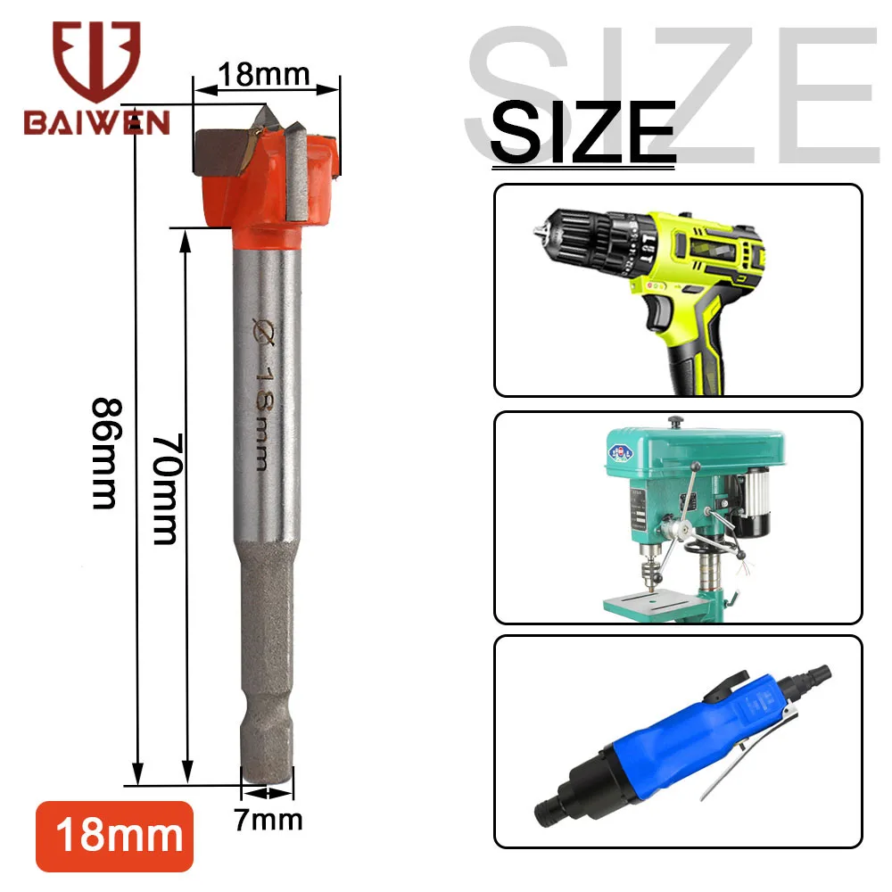 High Hardness Hole Saw Opener Hand Drilling Tool 18mm 1pc 