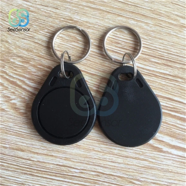 Black 5 шт./лот 13,56 МГц контроль доступа RFID IC ключевые метки брелоки маркер NFC бирка брелок ABS водонепроницаемый - Цвет: Black