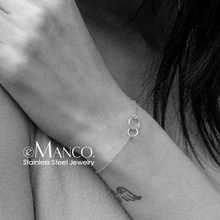 EManco 316L браслет из нержавеющей стали, трендовый регулируемый браслет на запястье, дизайнерский браслет золотого цвета для женщин