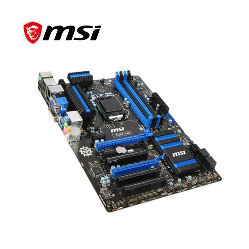 Для материнской платы MSI ZH87-G43 LGA 1150 DDR3 для Intel H87 H87M десктопная материнская плата SATA