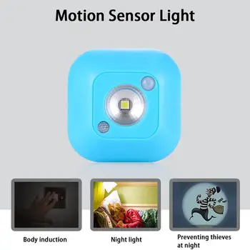 

2pcs Led Night Light Human Induction Wardrobes Lamp Light-control Stairs Cabinet Corridor Lamp Camping Lamp